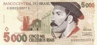 5000 Brazilian Cruzeiros Reais Banknote (Gaucho)