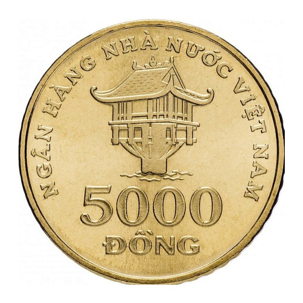 5000 Dong coin Vietnam (reverse)