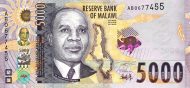 5000 Malawian Kwacha Banknote (Reserve Bank Headquarters)