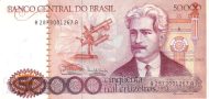 50000 Brazilian Cruzeiros Banknote (Oswaldo Cruz)