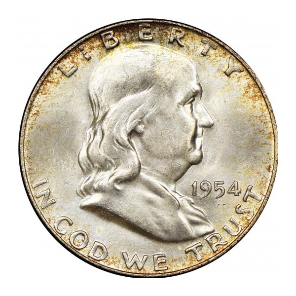 Benjamin Franklin Half Dollar Coin