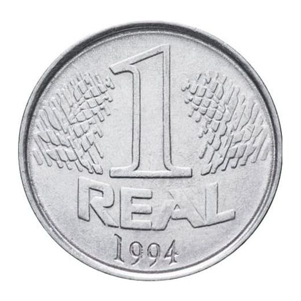 Brazil 1 Real coin first series (reverse)