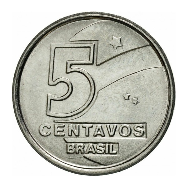 Brazil 5 Centavos coin first series
