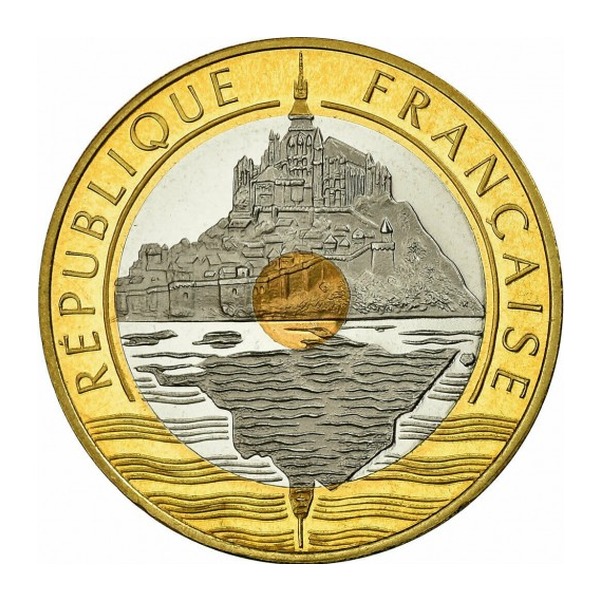 France 20 Franc coin