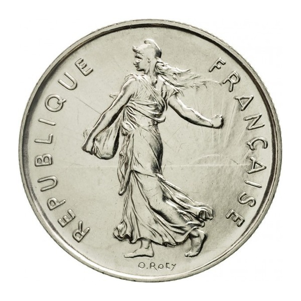 France 5 Franc coin
