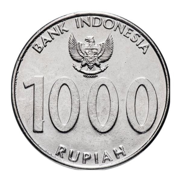 Indonesia 1000 Rupiah coin (bimetallic)