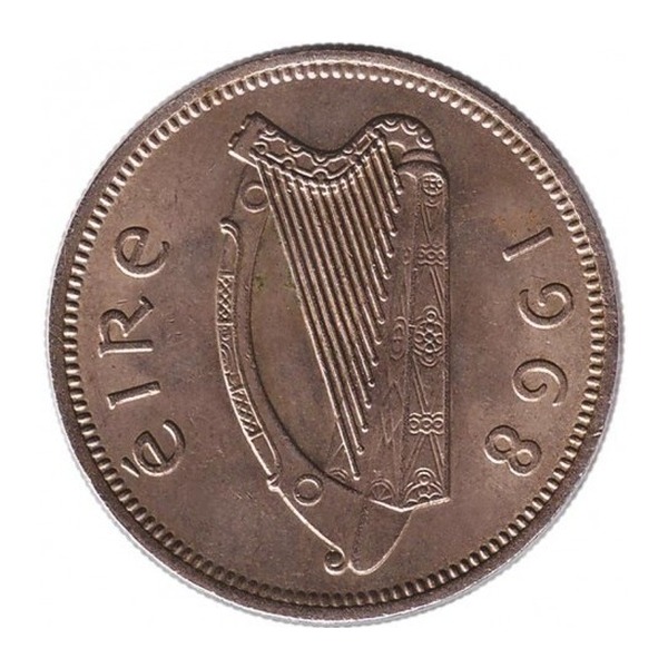 Irish predecimal shilling coin