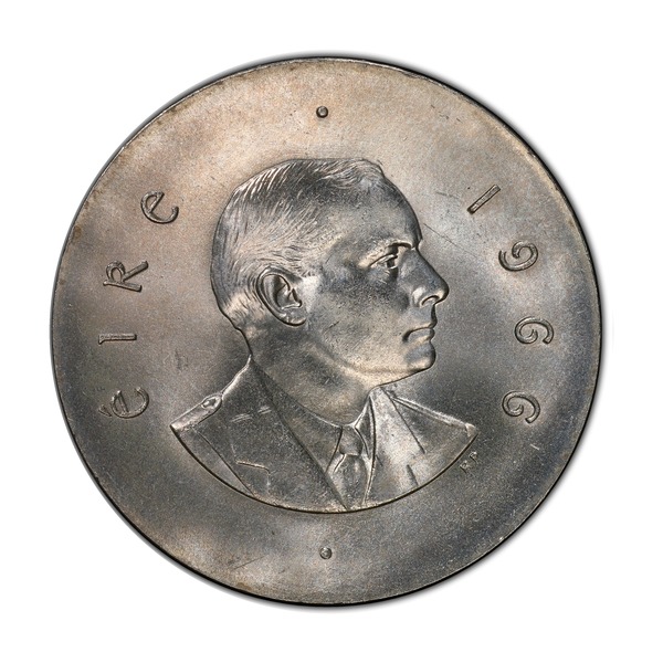 Irish predecimal ten shillings coin